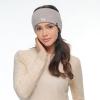 imageCC All Over Clear Sequin Headwrap for Women  Stretchable Soft Warm Knit Winter Headband Ear Warmer Ear Muffs LilacClear Sequinlt Grey