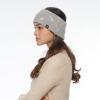 imageCC All Over Clear Sequin Headwrap for Women  Stretchable Soft Warm Knit Winter Headband Ear Warmer Ear Muffs LilacClear Sequinlt Grey