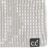 imageCC All Over Clear Sequin Headwrap for Women  Stretchable Soft Warm Knit Winter Headband Ear Warmer Ear Muffs LilacClear Sequinlt Grey