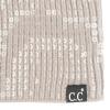 imageCC All Over Clear Sequin Headwrap for Women  Stretchable Soft Warm Knit Winter Headband Ear Warmer Ear Muffs LilacClear Sequinlt Taupe