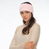 imageCC All Over Clear Sequin Headwrap for Women  Stretchable Soft Warm Knit Winter Headband Ear Warmer Ear Muffs LilacClear Sequinpink