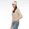 imageCC All Over Clear Sequin Headwrap for Women  Stretchable Soft Warm Knit Winter Headband Ear Warmer Ear Muffs LilacClear Sequinpink