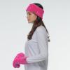 imageCC All Over Clear Sequin Headwrap for Women  Stretchable Soft Warm Knit Winter Headband Ear Warmer Ear Muffs LilacSequinhot Pink