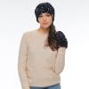 imageCC All Over Clear Sequin Headwrap for Women  Stretchable Soft Warm Knit Winter Headband Ear Warmer Ear Muffs LilacSequinpurple  Black