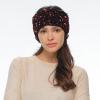 imageCC All Over Clear Sequin Headwrap for Women  Stretchable Soft Warm Knit Winter Headband Ear Warmer Ear Muffs LilacSequinred  Black