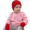 imageCC Babies Winter Cable Knit Beanie and Fuzzy Lined Mitten SetBlack