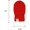 imageCC Babies Winter Cable Knit Beanie and Fuzzy Lined Mitten SetBlack