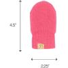imageCC Babies Winter Cable Knit Beanie and Fuzzy Lined Mitten SetCandy Pink