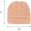 imageCC Babies Winter Cable Knit Beanie and Fuzzy Lined Mitten SetIndi Pink