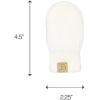 imageCC Babies Winter Cable Knit Beanie and Fuzzy Lined Mitten SetIvory