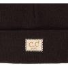 imageCC Babies Winter Knit Plain Cuff Skull Cap Beanie HatBlack