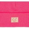 imageCC Babies Winter Knit Plain Cuff Skull Cap Beanie HatCandy Pink