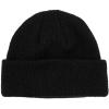 imageCC Babies Winter Knit Plain Cuff Skull Cap Beanie HatHeather Classic Black