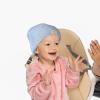 imageCC Babies Winter Knit Plain Cuff Skull Cap Beanie HatHeather Classic Blue