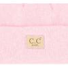imageCC Babies Winter Knit Plain Cuff Skull Cap Beanie HatHeather Classic Pink