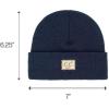 imageCC Babies Winter Knit Plain Cuff Skull Cap Beanie HatNavy
