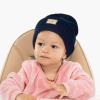 imageCC Babies Winter Knit Plain Cuff Skull Cap Beanie HatNavy
