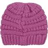 imageCC Babies Winter Knit Plain Cuff Skull Cap Beanie HatSolid Lavender