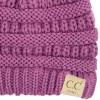 imageCC Babies Winter Knit Plain Cuff Skull Cap Beanie HatSolid Lavender