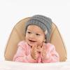 imageCC Babies Winter Knit Plain Cuff Skull Cap Beanie HatSolid Light Melange Gray
