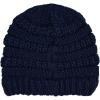 imageCC Babies Winter Knit Plain Cuff Skull Cap Beanie HatSolid Navy
