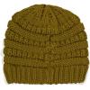 imageCC Babies Winter Knit Plain Cuff Skull Cap Beanie HatSolid Olive