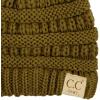 imageCC Babies Winter Knit Plain Cuff Skull Cap Beanie HatSolid Olive