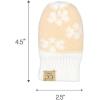 imageCC Baby Daisy Double Knit Skully Beanie and Gloves Set for Toddler with Faux Fur Pom PomBeige