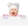 imageCC Baby Daisy Double Knit Skully Beanie and Gloves Set for Toddler with Faux Fur Pom PomLavender