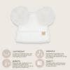 imageCC Baby Pom Pom Multicolored Beanie for Boys Girls Comfortable Soft Warm Infant Baby Knit Skully HatChenille Ivory