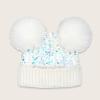 imageCC Baby Pom Pom Multicolored Beanie for Boys Girls Comfortable Soft Warm Infant Baby Knit Skully HatSequin White