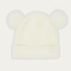 imageCC Baby Teddy Bear Ear Beanie for Boys Girls Comfortable Soft Warm Infant Baby Knit Skully HatTeddy Ear Ivory