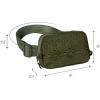 imageCC Belt Bag for Women Crossbody Fanny Pack with Adjustable Strap  Fashion Waist Pack Gifts BG4253 WhiteAztec Pattern  olive