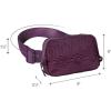 imageCC Belt Bag for Women Crossbody Fanny Pack with Adjustable Strap  Fashion Waist Pack Gifts BG4253 WhiteAztec Pattern  plum