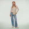 imageCC Belt Bag for Women Crossbody Fanny Pack with Adjustable Strap  Fashion Waist Pack Gifts BG4253 WhiteAztec StrapBeige