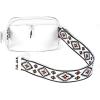 imageCC Belt Bag for Women Crossbody Fanny Pack with Adjustable Strap  Fashion Waist Pack Gifts BG4253 WhiteAztec StrapWhite