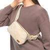 imageCC Belt Bag for Women Crossbody Fanny Pack with Adjustable Strap  Fashion Waist Pack Gifts BG4253 WhiteCamo beige
