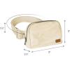imageCC Belt Bag for Women Crossbody Fanny Pack with Adjustable Strap  Fashion Waist Pack Gifts BG4253 WhiteCamo beige