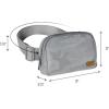 imageCC Belt Bag for Women Crossbody Fanny Pack with Adjustable Strap  Fashion Waist Pack Gifts BG4253 WhiteCamo grey