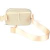 imageCC Belt Bag for Women Crossbody Fanny Pack with Adjustable Strap  Fashion Waist Pack Gifts BG4253 WhiteGlitterChampagne