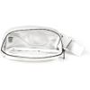 imageCC Belt Bag for Women Crossbody Fanny Pack with Adjustable Strap  Fashion Waist Pack Gifts BG4253 WhiteGlitterSilver