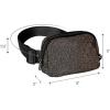 imageCC Belt Bag for Women Crossbody Fanny Pack with Adjustable Strap  Fashion Waist Pack Gifts BG4253 WhiteGlitterSmokey Topaz
