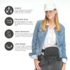 imageCC Belt Bag for Women Crossbody Fanny Pack with Adjustable Strap  Fashion Waist Pack Gifts BG4253 WhiteMaterasse  Denim
