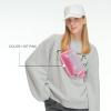 imageCC Belt Bag for Women Crossbody Fanny Pack with Adjustable Strap  Fashion Waist Pack Gifts BG4253 WhiteOmbre Rhinestone  Hot Pink