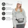 imageCC Belt Bag for Women Crossbody Fanny Pack with Adjustable Strap  Fashion Waist Pack Gifts BG4253 WhiteOmbre Rhinestone  Hot Pink