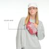 imageCC Belt Bag for Women Crossbody Fanny Pack with Adjustable Strap  Fashion Waist Pack Gifts BG4253 WhiteOmbre Rhinestone  Wine