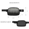 imageCC Belt Bag for Women Crossbody Fanny Pack with Adjustable Strap  Fashion Waist Pack Gifts BG4253 WhiteOmbre Rhinestone  Wine