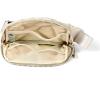 imageCC Belt Bag for Women Crossbody Fanny Pack with Adjustable Strap  Fashion Waist Pack Gifts BG4253 WhitePaddedBeige