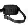 imageCC Belt Bag for Women Crossbody Fanny Pack with Adjustable Strap  Fashion Waist Pack Gifts BG4253 WhitePaddedBlack