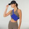 imageCC Belt Bag for Women Crossbody Fanny Pack with Adjustable Strap  Fashion Waist Pack Gifts BG4253 WhitePaddedCobalt Blue